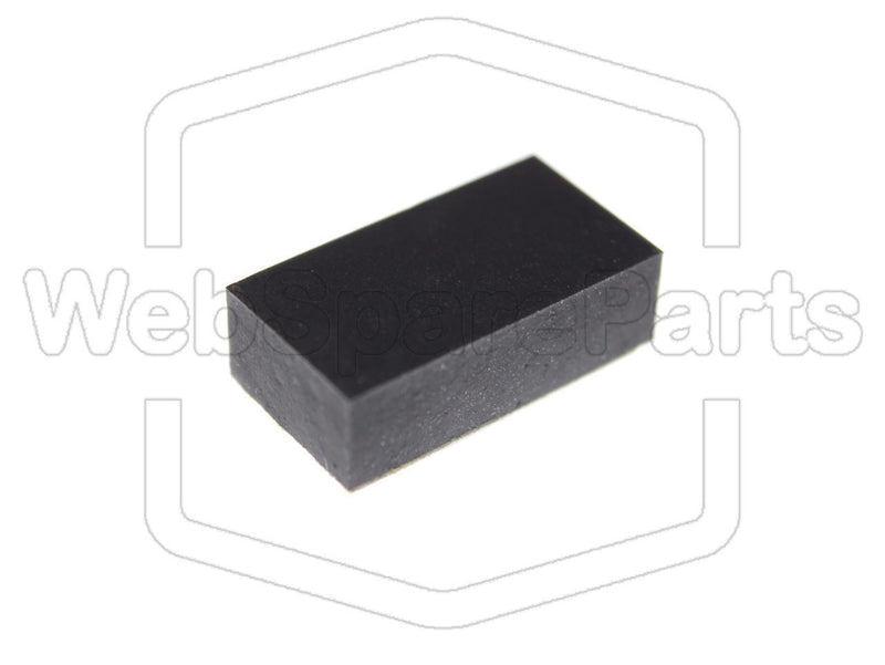 Rectangular Rubber Foot Self-adhesive 13.0mm x 7.0mm Height 4.0mm - WebSpareParts