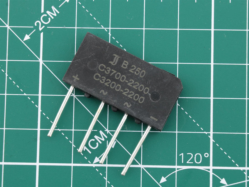 Rectifier bridge 250V 3.7A - B250-C3700/2200 - WebSpareParts