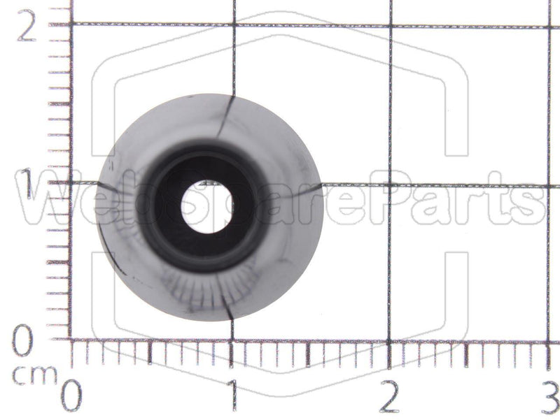 Round PVC Foot With Hole Ø3.0mm Base Ø14.8mm - WebSpareParts