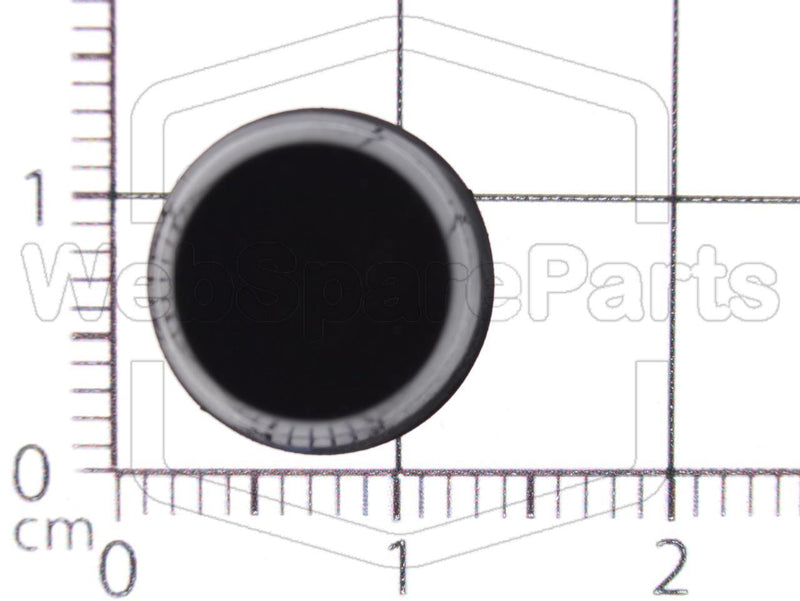 Round Rubber Foot Self-adhesive Ø12mm x Ø9.5mm x height 4mm - WebSpareParts