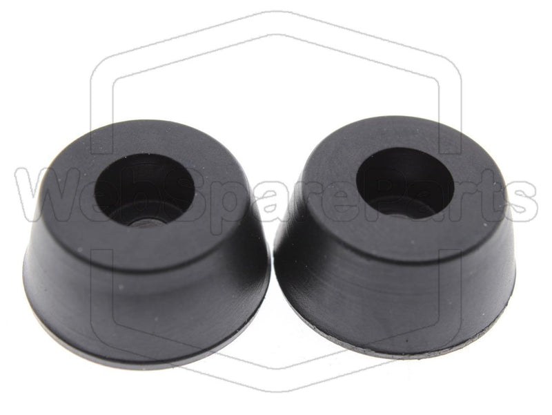 Round Rubber Foot With Hole Ø3.0mm Base Ø16.0mm - WebSpareParts