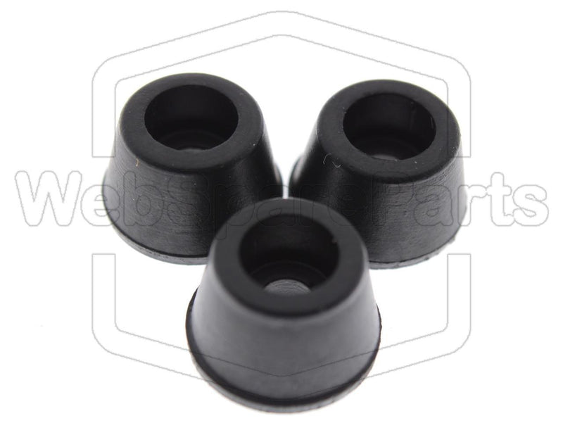 Round Rubber Foot With Ø3.2mm Base Ø11.5mm - WebSpareParts