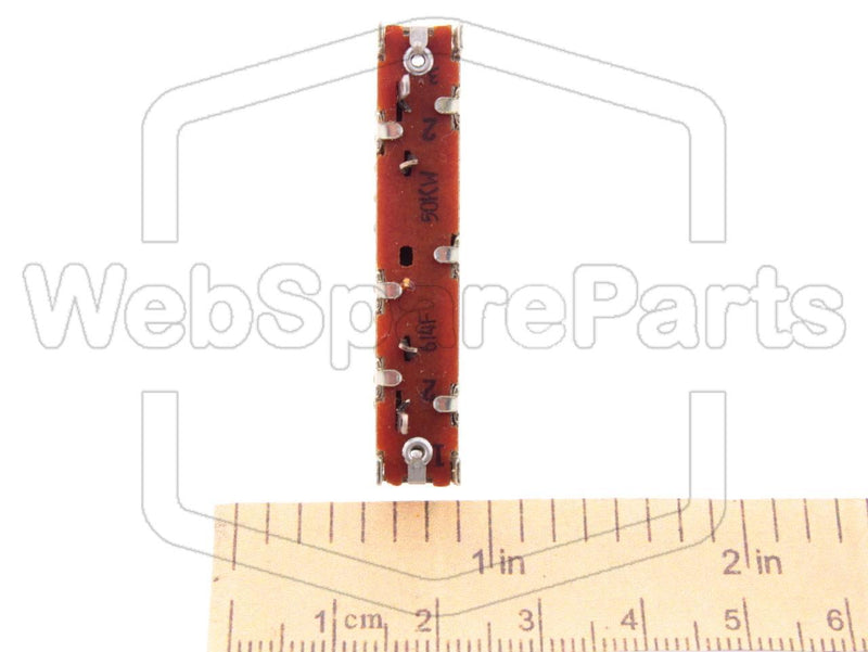 Sliding potentiometer 614F 50KW - WebSpareParts