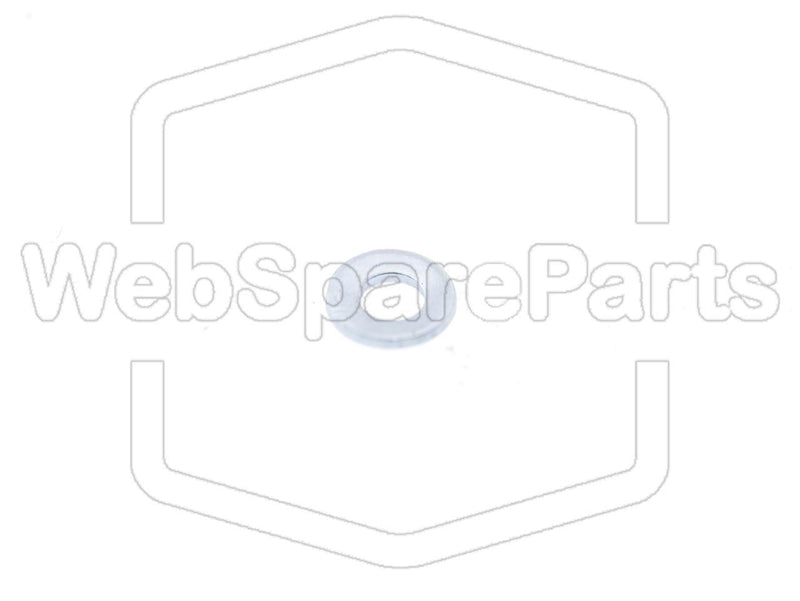 Washer Round M1, 1.1mm x 2.5mm Thickness 0.3mm - WebSpareParts