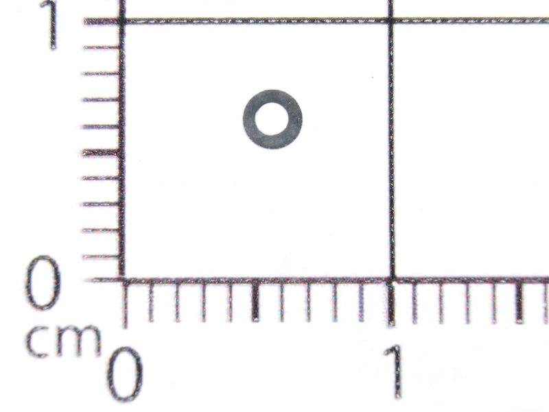 Washer Round M1, 1.1mm x 2.5mm Thickness 0.3mm - WebSpareParts