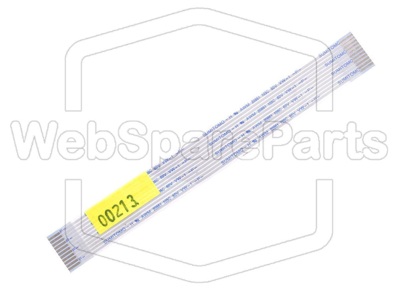 11 Pins Flat Cable L=130mm W=15.05mm - WebSpareParts