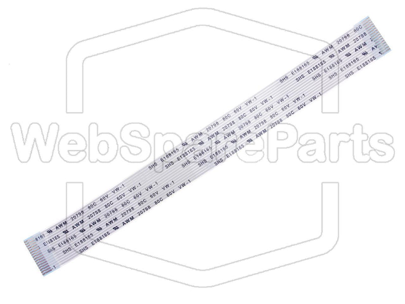16 Pins Flat Cable L=170mm W=17.10mm - WebSpareParts