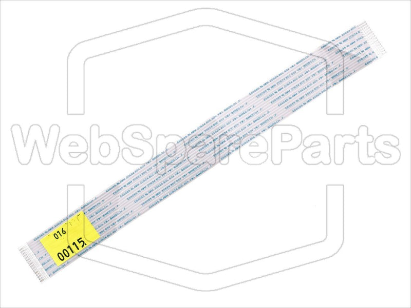 16 Pins Flat Cable L=208mm W=21.30mm - WebSpareParts
