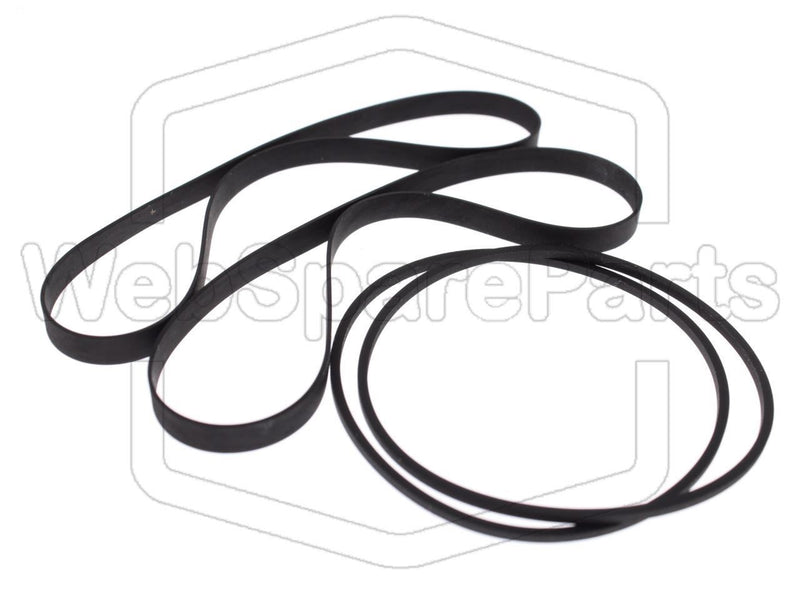 Belt Kit For Cassette Deck Philips FC-630 - WebSpareParts