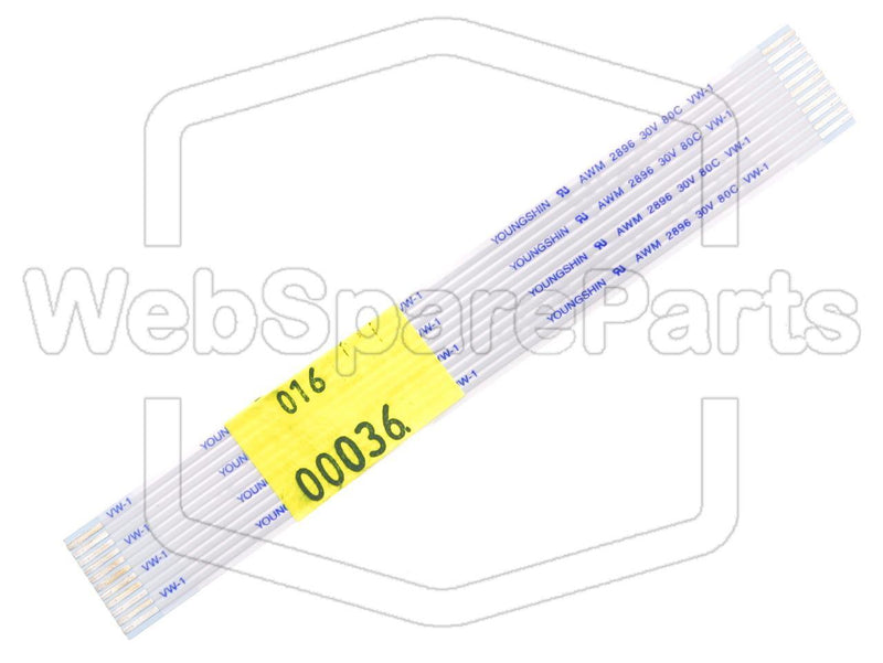11 Pins Flat Cable L=110mm W=15mm - WebSpareParts