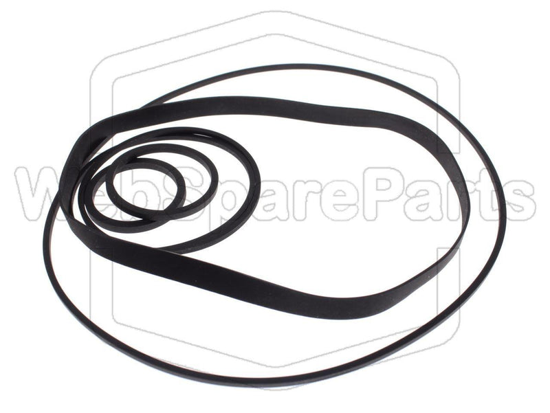 Belt Kit For Video Cassette Recorder Loewe OC-75 - WebSpareParts