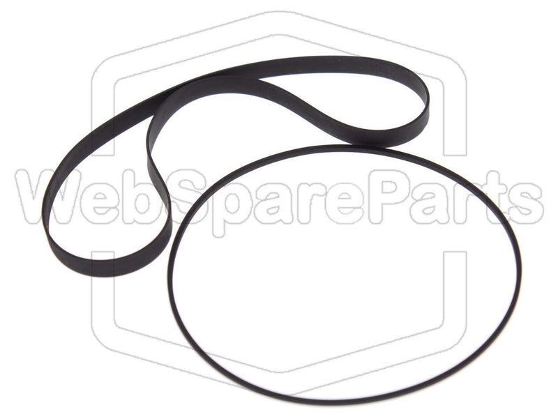 Belt Kit For Open Reel To Reel Tape Deck Akai GX-260D - WebSpareParts