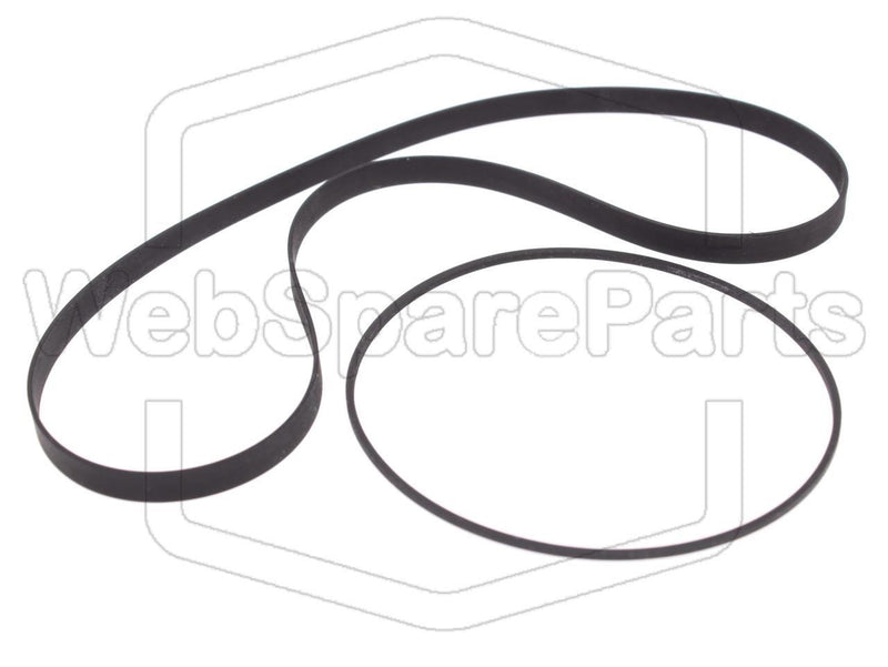 Belt Kit For Cassette Deck Tandberg TCD-330 - WebSpareParts