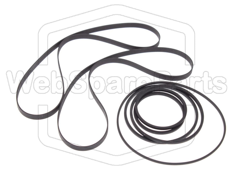 Belt Kit For Dual Cassette Deck Pioneer CT-1180W-S - WebSpareParts