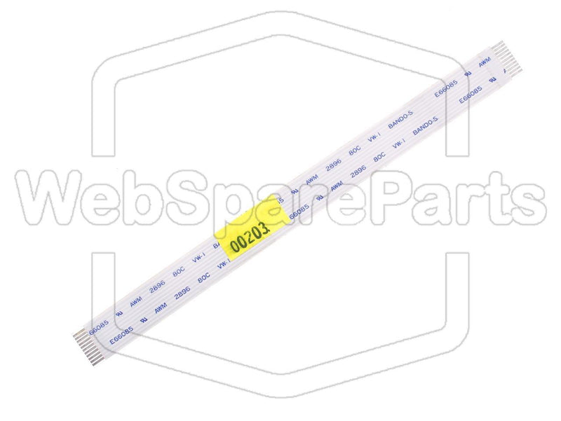 11 Pins Flat Cable L=191mm W=14.90mm - WebSpareParts