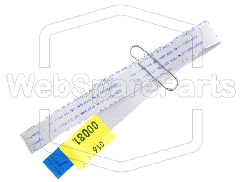 11 Pins Flat Cable L=570mm W=12mm - WebSpareParts