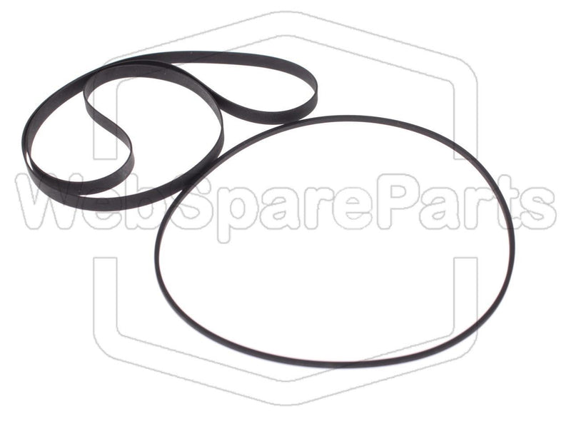 Belt Kit For Cassette Deck Bang & Olufsen Beocord 5500 Type 4931 - WebSpareParts