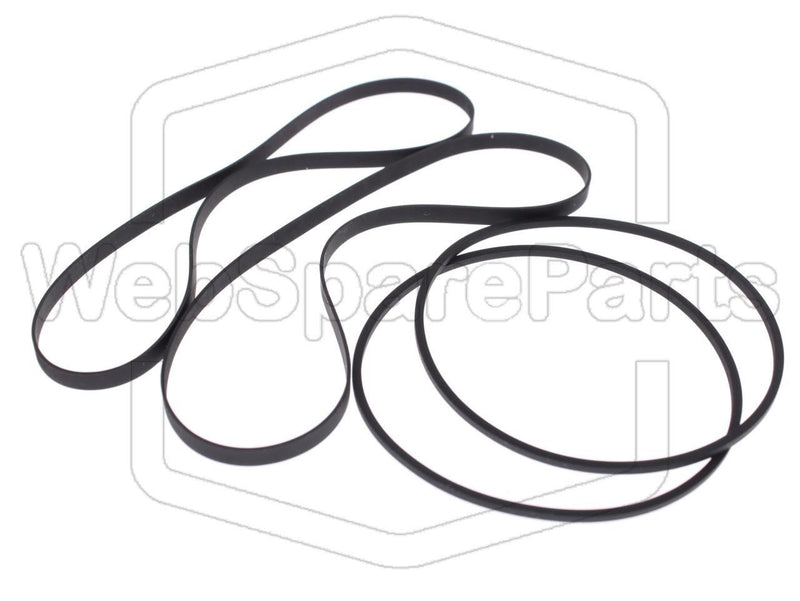 Belt Kit For Cassette Player Sony TC-WE525 - WebSpareParts