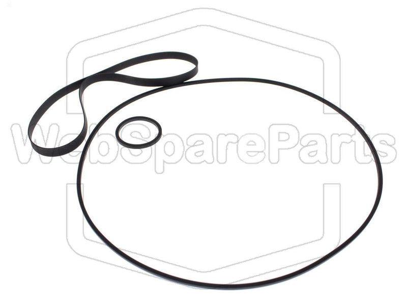 Belt Kit For Video Cassette Recorder PYE DV-562 - WebSpareParts