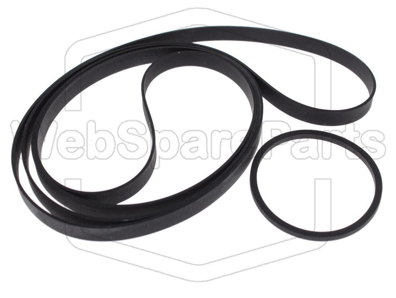 Belt Kit For Turntable Record Player Bang & Olufsen Beogram 5500 Type 5941 - WebSpareParts