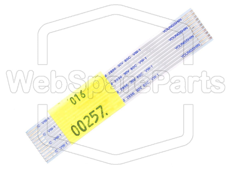 11 Pins Flat Cable L=80mm W=15mm - WebSpareParts
