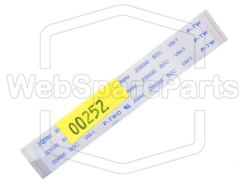 25 Pins Flat Cable L=79mm W=13mm - WebSpareParts