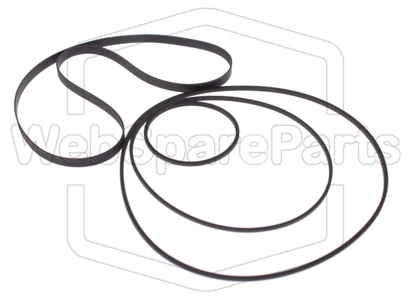 Belt Kit For Cassette Deck Bang & Olufsen Beocord 5000 Type 4925 - WebSpareParts