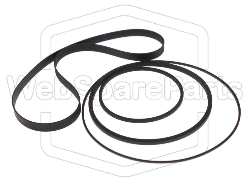 Belt Kit For Cassette Deck Technics RS-M230 - WebSpareParts