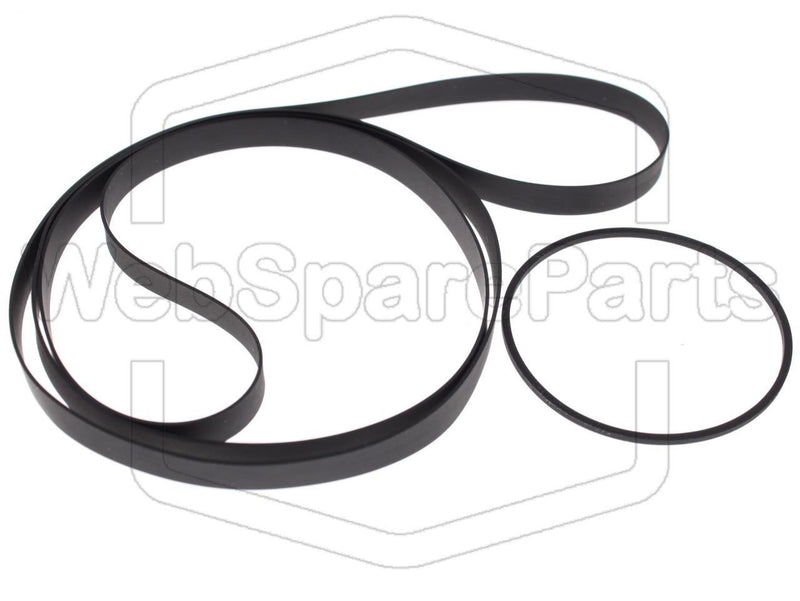 Belt Kit For Turntable Record Player Sharp VZ-3500 - WebSpareParts