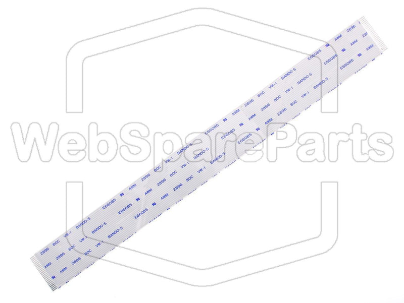 25 Pins Flat Cable L=252mm W=26.05mm - WebSpareParts