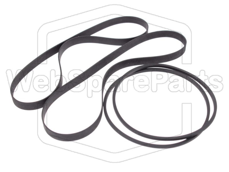 Belt Kit For Cassette Deck Pioneer CT-W601R - WebSpareParts
