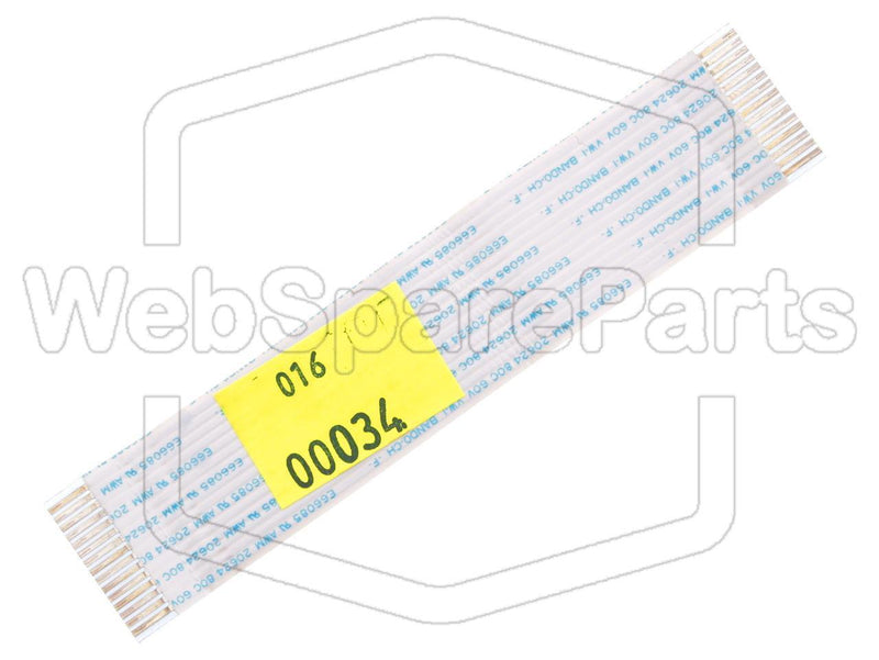 15 Pins Flat Cable L=100mm W=20mm - WebSpareParts