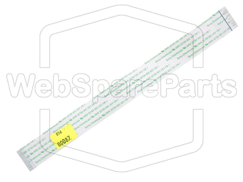 19 Pins Flat Cable L=259mm W=25.20mm - WebSpareParts