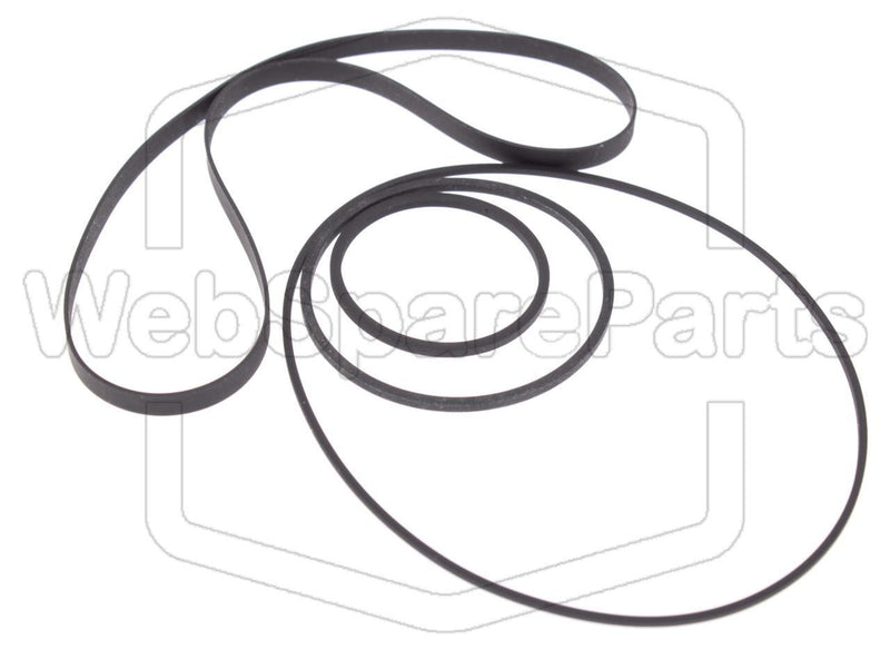 Belt Kit For Cassette Deck Pioneer CT-227-S - WebSpareParts