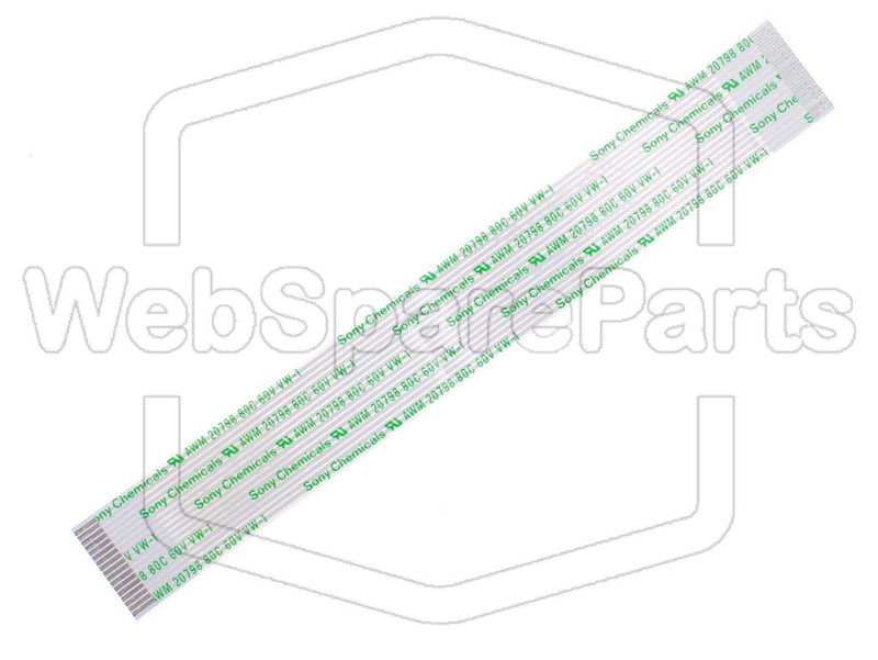 17 Pins Flat Cable L=175mm W=22.70mm - WebSpareParts