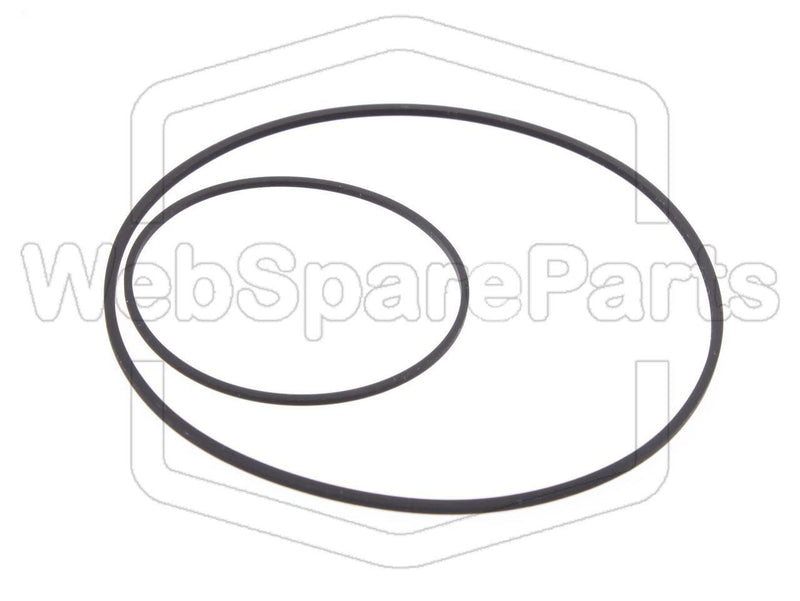 Belt Kit For Cassette Deck Panasonic SA-PM17 - WebSpareParts