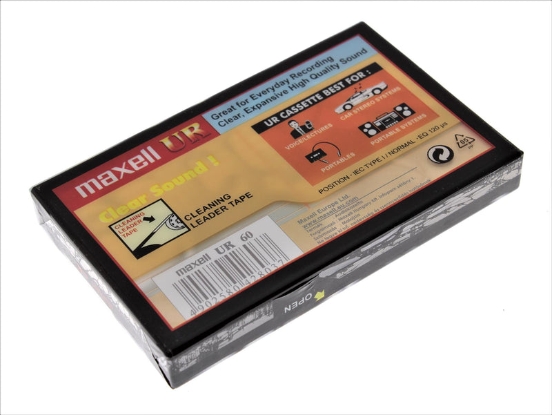 Blank Audio Media Recording Cassette maxell UR60 - WebSpareParts