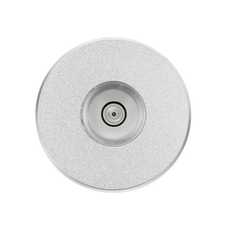 Turntable Vinil Single Adaptor 45 rpm With Level Silver By Dynavox - WebSpareParts