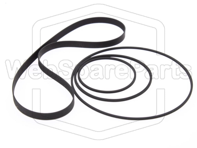 Belt Kit For Cassette Deck Technics RS-M224 - WebSpareParts