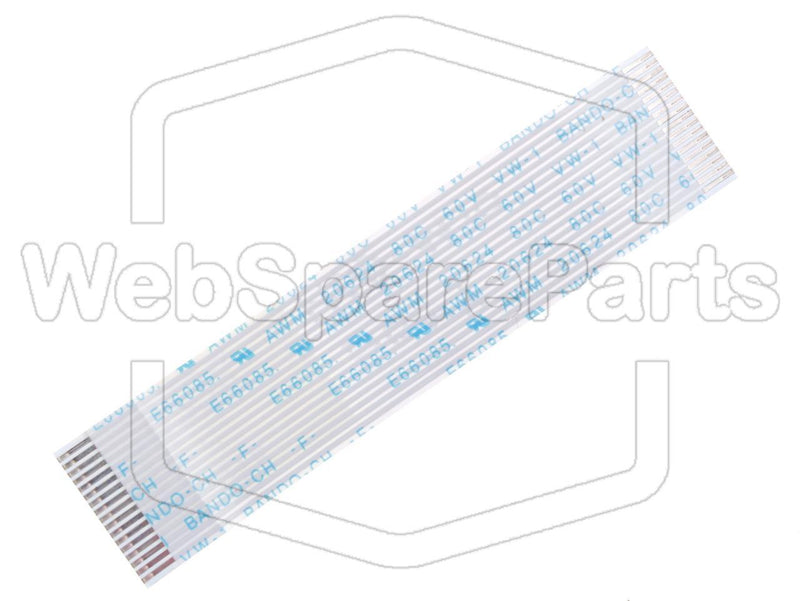 17 Pins Flat Cable L=80mm W=18mm - WebSpareParts