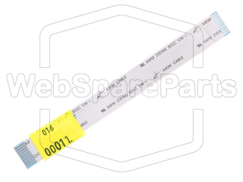 10 Pins Flat Cable L=130mm W=13.90mm - WebSpareParts