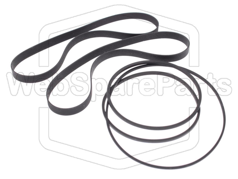 Belt Kit For Cassette Deck Teac W-470 - WebSpareParts