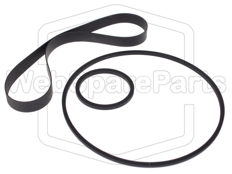 Belt Kit For Video Cassette Recorder Tensai VR-4000 - WebSpareParts