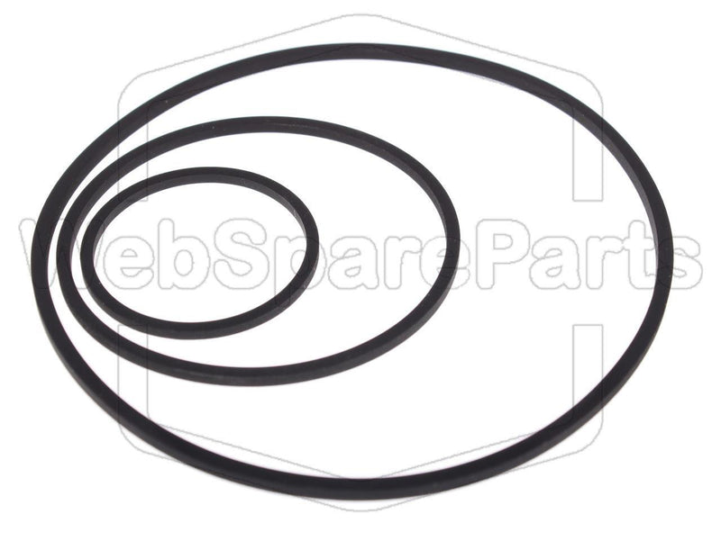 Belt Kit For Video Cassette Recorder Fujitsu General VGX-540 - WebSpareParts