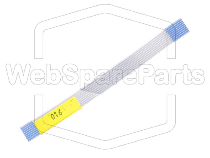 8 Pins Flat Cable L=105mm W=9.13mm - WebSpareParts