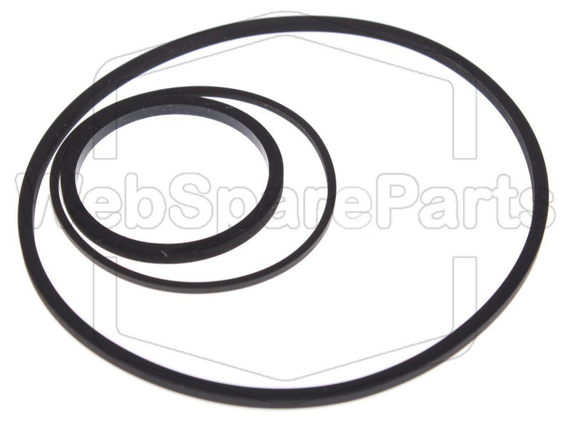 Belt Kit For Video Cassette Recorder Sharp VC-550 - WebSpareParts