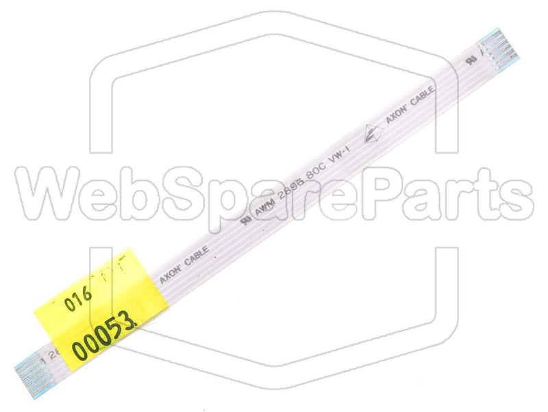 6 Pins Flat Cable L=130mm W=8.80mm - WebSpareParts