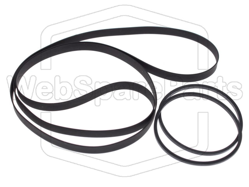 Belt Kit For Turntable Record Player Mitsubishi MC-8000 - WebSpareParts