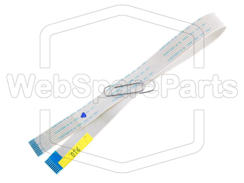 10 Pins Flat Cable L=287mm W=11.10mm - WebSpareParts