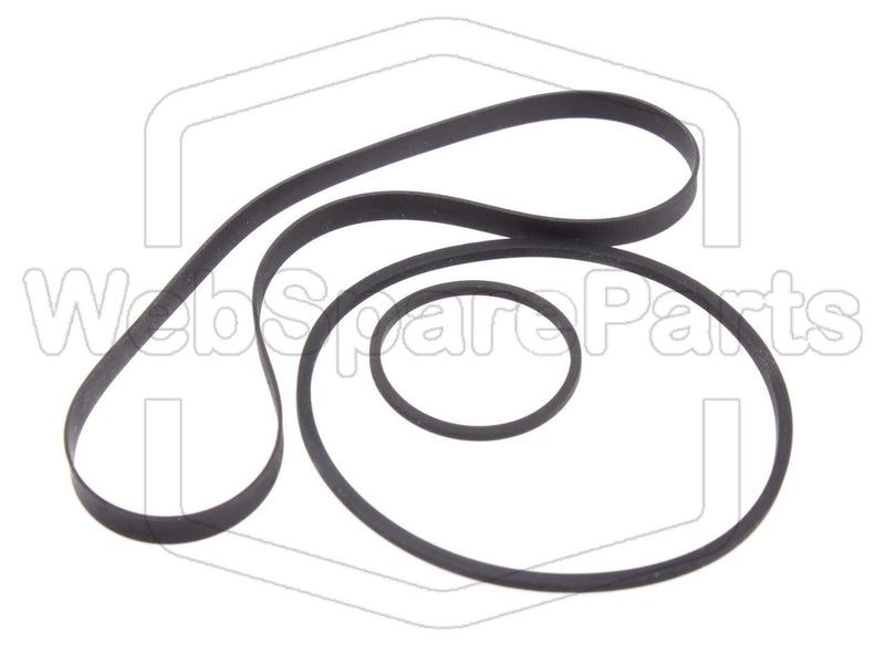 Belt Kit For Cassette Deck Denon DRS-810 - WebSpareParts